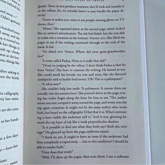 BOOK, Lost Diary of Venice, Margaux DeRoux NWT - Picture 10 of 14